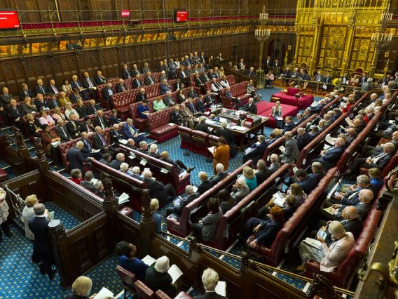A debate in the House of Lords Chamber