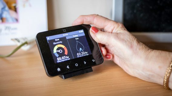 Image shows a gas and electricity smart meter