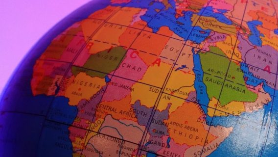 Image shows a globe
